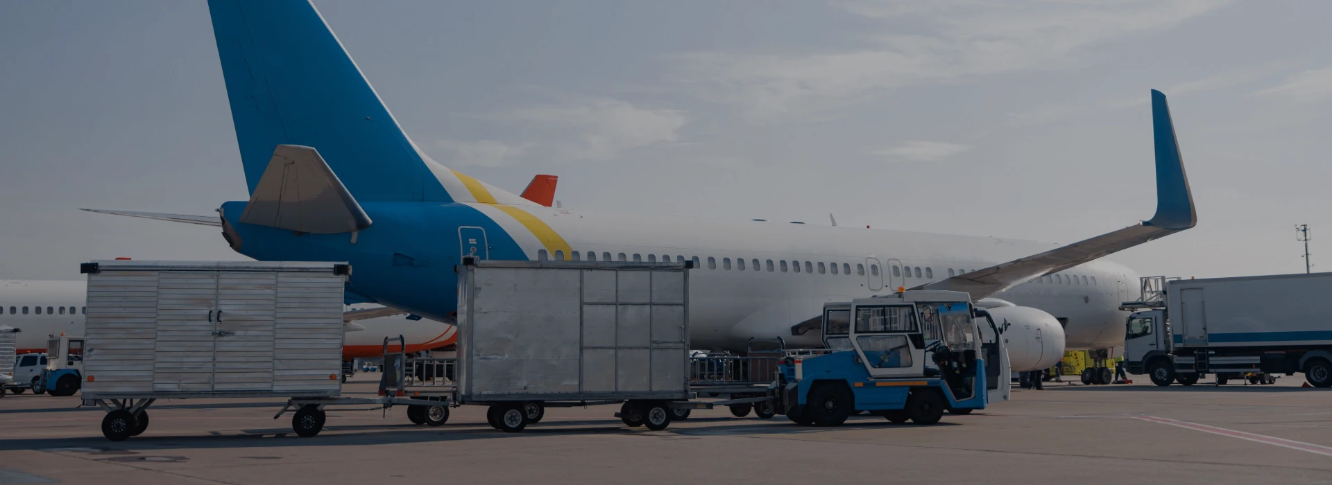 Aerospace logistics and AOG services - 24/7 critical spare parts delivery and engine transport solutions by BSI Global Logistics.