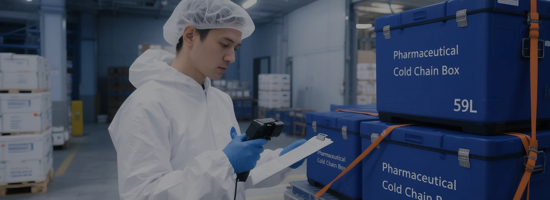 Healthcare cold chain logistics - Temperature-controlled shipping and monitoring for pharmaceuticals and biologics by BSI Global Logistics.