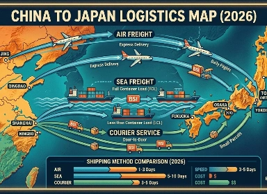 Shipping from China to Japan | BSI Global Logistics