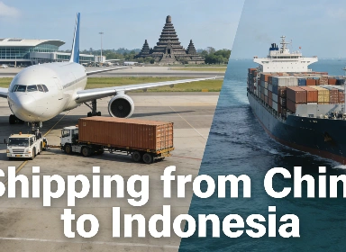 Shipping from China to indonesia by air&sea