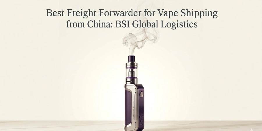 Best Freight Forwarder for Vape Shipping from China | BSI Global Logistics