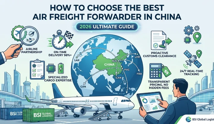 How to Choose the Best Air Freight Forwarder in China | BSI Global Logistics