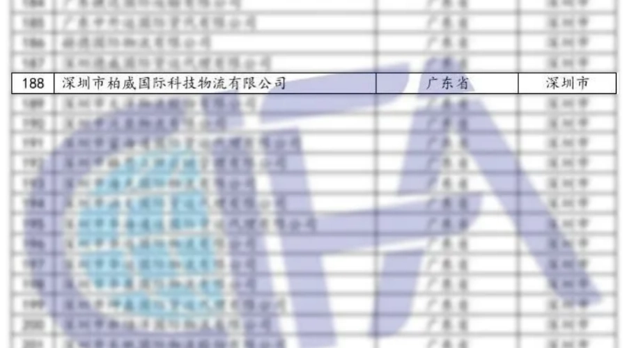 BSI Global Logistics Recognized as a Key Contact Enterprise in China’s Freight Forwarding Industry