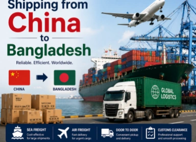 Shipping from China to Bangladesh