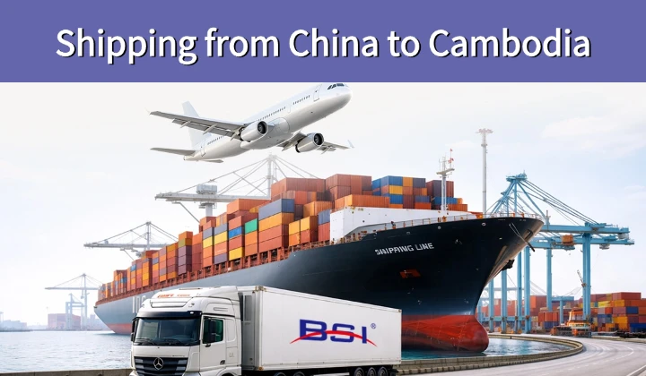 Shipping from China to Cambodia