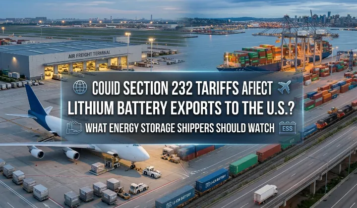 Could Section 232 Tariffs Affect Lithium Battery Exports to the U.S.? | BSI Global Logistics