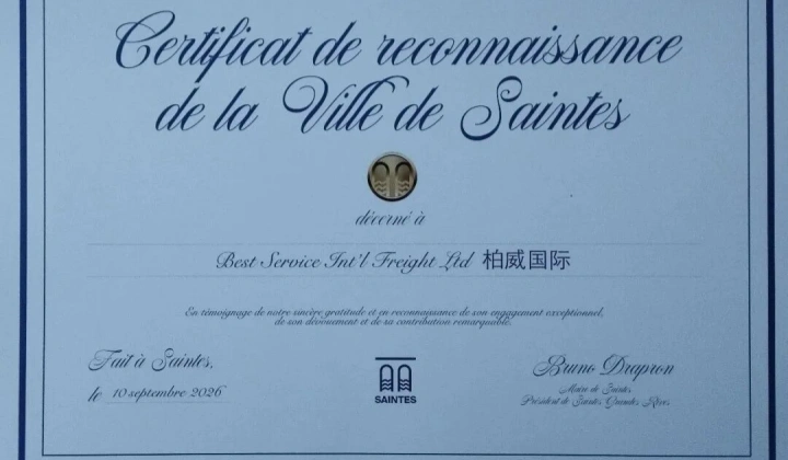 Everyone's BSI certificates of appreciation