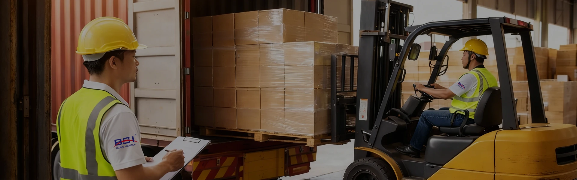 Buyer's consolidation services - Streamlining multi-supplier shipments from China into full containers by BSI Global Logistics.